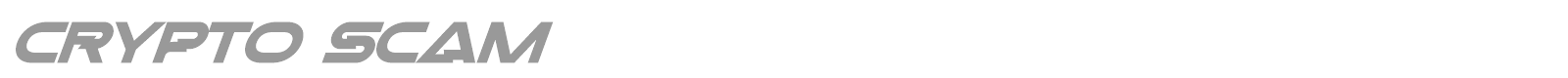 Crypto Scam font preview